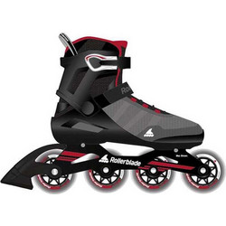 Rollerblade Sirio 84 Inline Αυξομειούμενα Rollers Ενηλίκων Μαύρα Κόκκινα