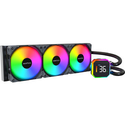 Montech HyperFlow Digital 360 Black Υδρόψυξη CPU 120mm ARGB για Socket 1200 / 1700 / 1851 / 2011 / 2011-3 / 2066 / AM3 / AM4 / AM5 / 115x