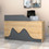 Megapap Lione Γραφείο Reception Ξύλινο 160x60x100cm GP028-0142,1