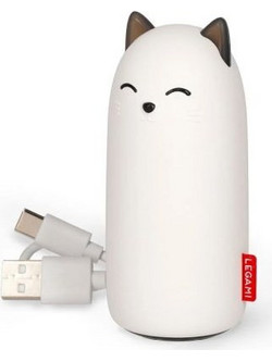Legami Meow POW0030 Power Bank 5000mAh με 2 Θύρες USB-A White