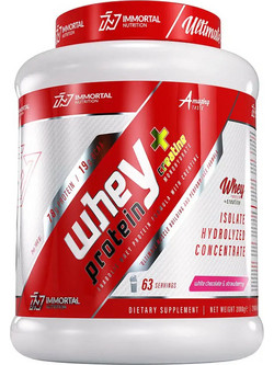 Immortal Nutrition Whey & Creatine White Chocolate Strawberry Πρωτεΐνη Ορού Γάλακτος Γράμμωσης 2kg