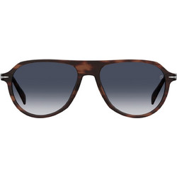 David Beckham DB1200S EX408 Ανδρικά Γυαλιά Ηλίου Aviator Κοκάλινα Καφέ με Μαύρο Φακό