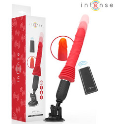 Intense Cynthia Thrusting Vibrator Δονητής για Ζευγάρια με Τηλεχειριστήριο 31cm Κόκκινος