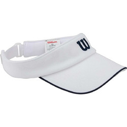Wilson Ανδρικό Καπέλο Visor Υφασμάτινο Λευκό WU00014511WTA