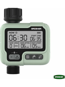 Grasher WT3050 Προγραμματιστής Ποτίσματος Μπαταρίας 1 Εξόδου