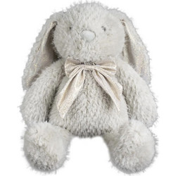 Enesco Κουνέλι Γκρι με Glitter Φιόγκο 32cm