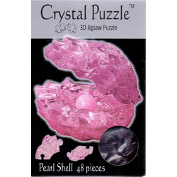 Puzzle 3D Crystal Puzzle Pearl Shell Pink 3D 48 Κομμάτια