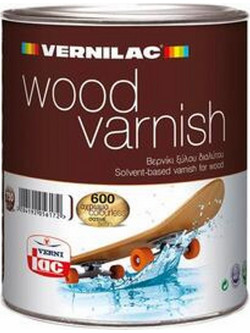 Vernilac WOOD VARNISH Βερνίκι Ξύλου Διαλύτου Άχρωμο 0.75lt