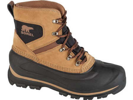 Sorel Buxton Lace Winter Boots Ανδρικά Αρβυλάκια Δερμάτινα Ταμπά Αδιάβροχα 2084901257