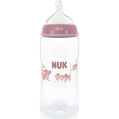 Nuk First Choice+ Πλαστικό Μπιμπερό με Θηλή Σιλικόνης 3+ Μηνών Koala Pink 300ml