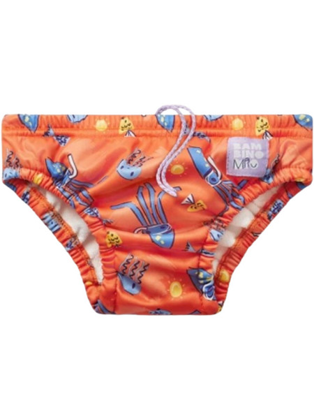 Bambino Mio Stretch Βρεφικό Μαγιό Πάνα Σλιπ Πορτοκαλί