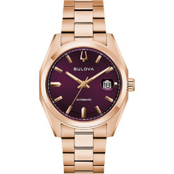 Bulova Surveyor Ανδρικό Ρολόι Αυτόματο με Ροζ Χρυσό Μεταλλικό Μπρασελέ 97B234