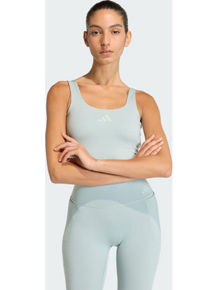 Adidas Power Αθλητικό Μπουστάκι με Χαμηλή Στήριξη Γαλάζιο KD2228