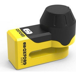 Oxford Mini T Κλειδαριά Δισκόφρενου Μηχανής 5.5mm Κίτρινη