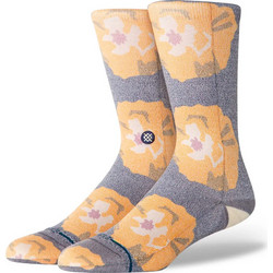 Stance Yellow Brick Ανδρικές Κάλτσες Ψηλές με Σχέδια Ανθρακί A545D24YEL-NVY