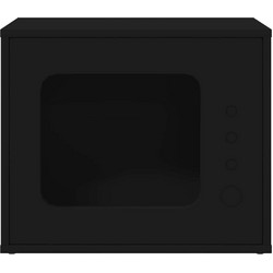 vidaXL Ξύλινo Σπιτάκι Γάτας 51x30x42cm Μαύρο 8000645