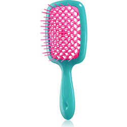 Janeke Superbrush Big Βούρτσα Μαλλιών για Ξεμπέρδεμα Τιρκουάζ Φούξια