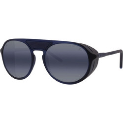 Vuarnet VU40023U 91X Ανδρικά Γυαλιά Ηλίου Aviator Κοκάλινα Μαύρα με Μαύρο Φακό