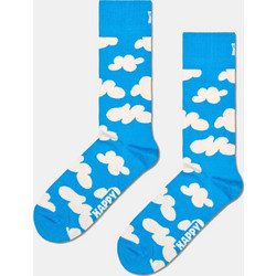 Happy Socks Cloudy Ανδρικές Κάλτσες Ψηλές με Σχέδια Μπλε 1Pack P001825