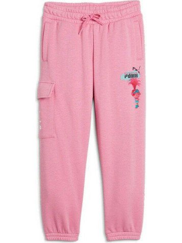 Puma X Trolls Cargo Παιδικό Παντελόνι Φόρμας Ροζ 627379-48
