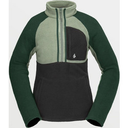 Volcom Demi Γυναικείο Φούτερ Fleece με Τσέπες Πράσινο H4152502-LCG