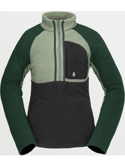 Volcom Demi Γυναικείο Φούτερ Fleece με Τσέπες Πράσινο H4152502-LCG