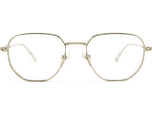 Snob SNV142CM C002Z Ανδρικός Σκελετός Γυαλιών Οράσεως με Clip-On Μεταλλικός Ασημί