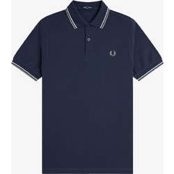 Fred Perry Ανδρική Μπλούζα Polo Κοντομάνικη Navy Μπλε M3600-Z47