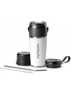 NutriBullet NBP016W Φορητό Μπλέντερ για Smoothie 590ml Λευκό
