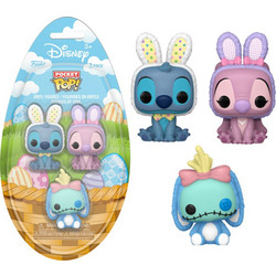 Funko Pocket Pop! Disney Lilo & Stitch 3-Pack Angel, Scrump & Stitch