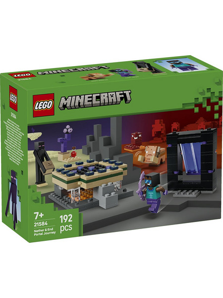 Lego Minecraft Nether & End Portal Journey για 7+ Ετών 21584