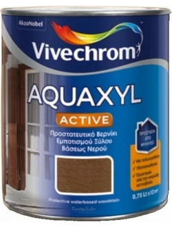 Vivechrom Aquaxyl Active Βερνίκι Εμποτισμού Ξύλου Νερού Ματ 2.5lt