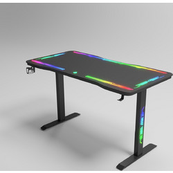 Homeone Gaming Γραφείο Γυάλινο 120x60x74cm P206