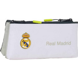 Safta Real Madrid Κασετίνα με 2 Θήκες Λευκή S4312989