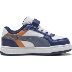 Puma Caven III Παιδικά Sneakers Navy Μπλε Πορτοκαλί 406892-01