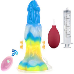 Kinksters Luminous Function Squirting Vibrator Ρεαλιστικός Δονητής για Ζευγάρια με Τηλεχειριστήριο 22.5cm