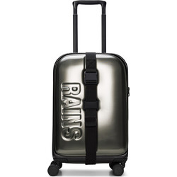 Rains Texel 14190-150 Βαλίτσα Καμπίνας 56x33x25cm με 4 Ρόδες Ασημί