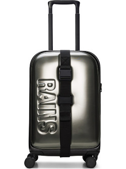 Rains Texel 14190-150 Βαλίτσα Καμπίνας 56x33x25cm με 4 Ρόδες Ασημί