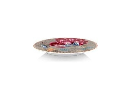 Pip Studio Blooming Tales Fantasy Khaki Πιάτο Γλυκού Πορσελάνης 17cm SLPIP51001563