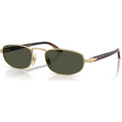 Persol PO1028S 515/31 Ανδρικά Γυαλιά Ηλίου Τετράγωνα Μεταλλικά Χρυσά με Πράσινο Φακό