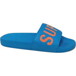 Superdry D3 Ανδρικές Παντόφλες Καλοκαιρινές Αντιολισθητικές Κολυμβητηρίου Γαλάζιες MF310291A-C3W