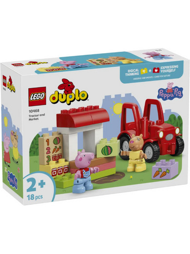 Lego Duplo Peppa Pig Tractor & Market για 2+ Ετών 10468
