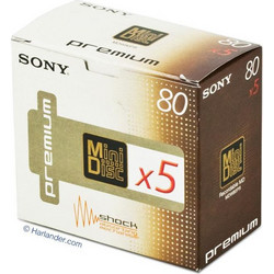 Sony Premium Εγγράψιμα MD 5x 5τμχ