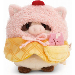 NICI Mymochi Moona The Cow in Soft Ice Cream Costume 8cm