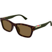 Gucci GG2092SA 002 Ανδρικά Γυαλιά Ηλίου Τετράγωνα Κοκάλινα Ταρταρούγα με Καφέ Φακό