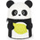 Legami Panda Super Kawaii Κασετίνα Μαύρη Λευκή SKA0001