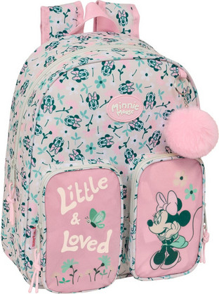 Safta Minnie Mouse Minty Σχολική Τσάντα Πλάτης Νηπιαγωγείου Πολύχρωμη S4313561