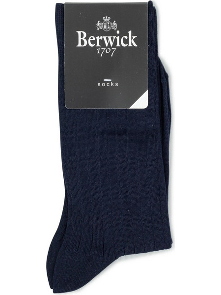 Berwick Ανδρικές Κάλτσες Ψηλές Navy Μπλε CAL9964