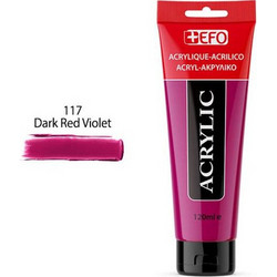 EFO 117 Dark Red Violet Ακρυλικό Χρώμα Ζωγραφικής 120ml