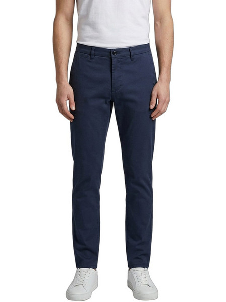 Fynch Hatton Ανδρικό Παντελόνι Chino Slim Εφαρμογή Navy Μπλε 1613-2803-688